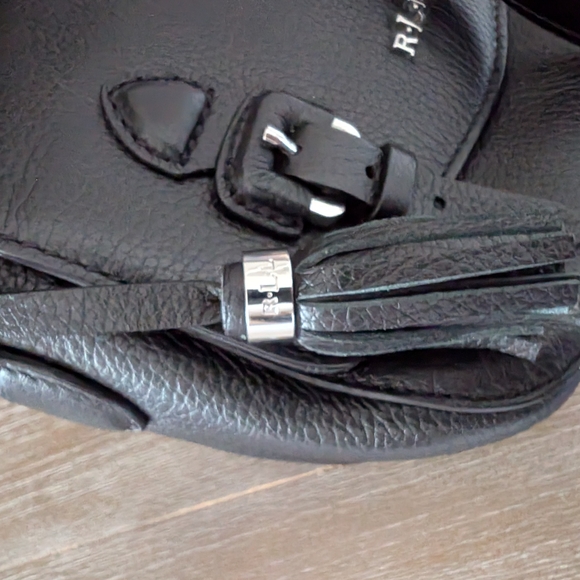 Ralph Lauren Black Leather Crossbody Bag - Picture 4 of 9